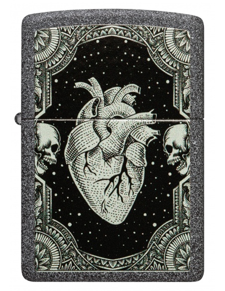 Brichetă Zippo 48720 Visceral Heart Design