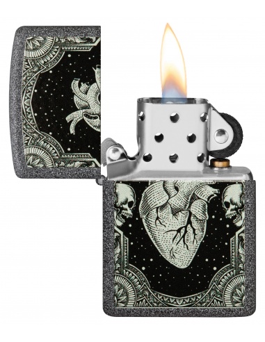 Brichetă Zippo 48720 Visceral Heart Design
