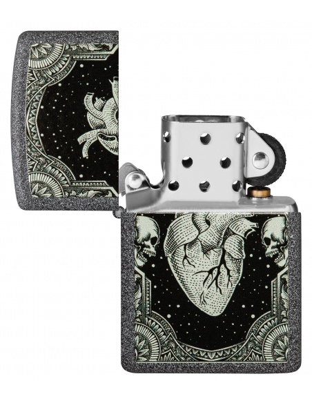 Brichetă Zippo 48720 Visceral Heart Design