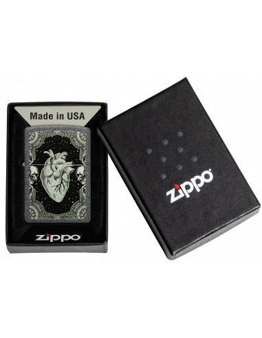 Brichetă Zippo 48720 Visceral Heart Design