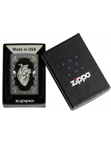 Brichetă Zippo 48720 Visceral Heart Design