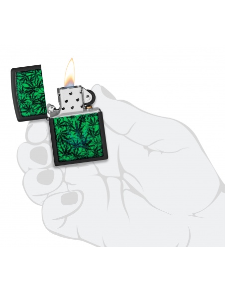 Brichetă Zippo 48736 Cannabis Leaf Motif