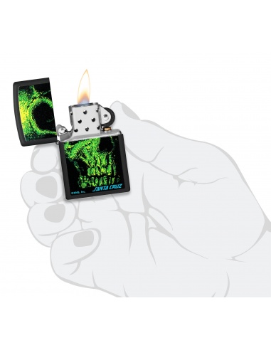 Brichetă Zippo 48743 Santa Cruz Skull