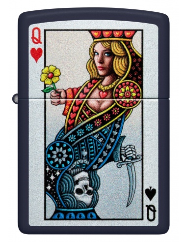Brichetă Zippo 48723 Queen and Skull of Hearts
