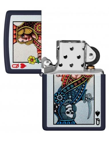 Brichetă Zippo 48723 Queen and Skull of Hearts