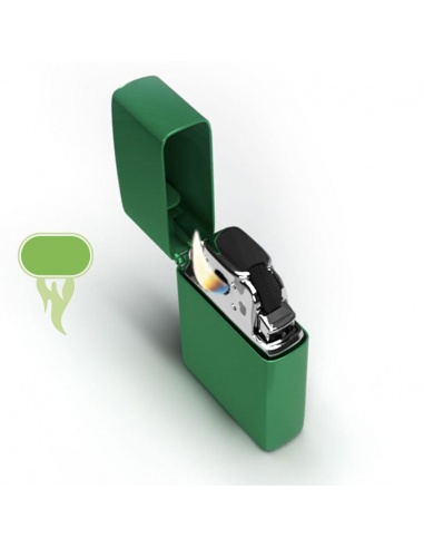 Inserție brichetă Zippo pe gaz pentru pipă cu flacără galbenă 65880