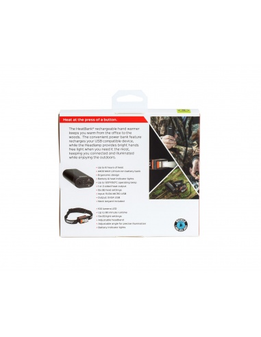 Set cadou încălzitor de mâini electric Zippo și lanternă frontală 40679