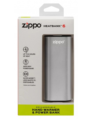 Încălzitor de mâini Zippo HeatBank 6 reîncărcabil USB 40608
