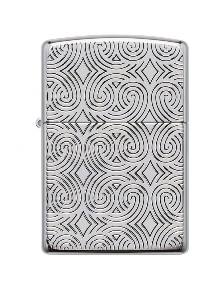 Brichetă Zippo 48066 Geometric Design Deep Carved Armor