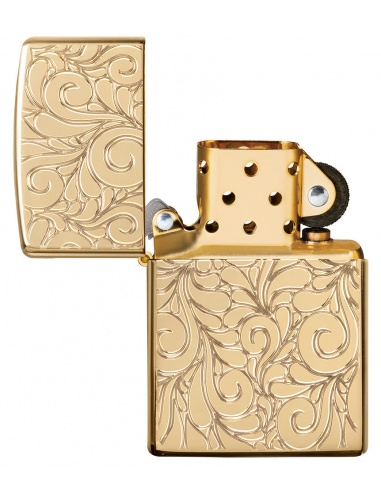 Brichetă Zippo 48067 Swirl Pattern Deep Carved Armor