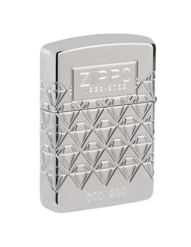 Brichetă Zippo 48461 90th Anniversary Armor Sterling Silver Collectible