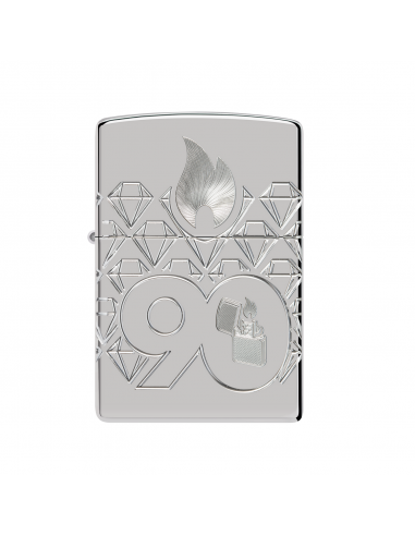 Brichetă Zippo 48461 90th Anniversary Armor Sterling Silver Collectible