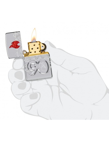 Brichetă Zippo 49865 2022 Collectible Of The Year - 90th Anniversary Armor