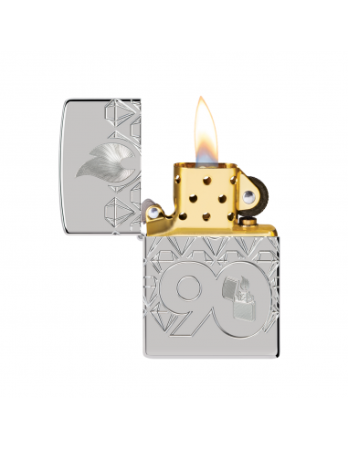 Brichetă Zippo 48461 90th Anniversary Armor Sterling Silver Collectible