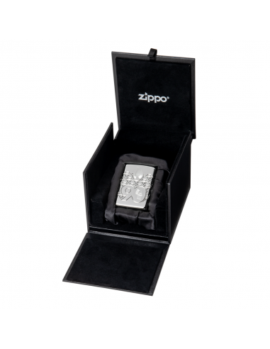 Brichetă Zippo 48461 90th Anniversary Armor Sterling Silver Collectible