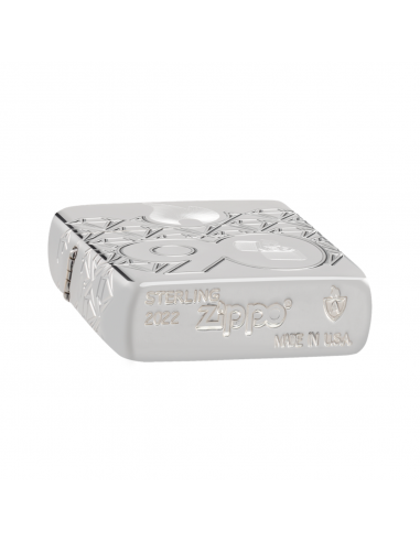 Brichetă Zippo 48461 90th Anniversary Armor Sterling Silver Collectible