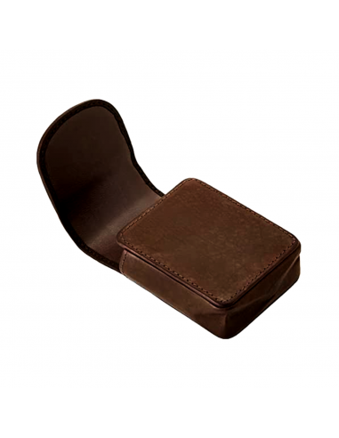 Tabacheră Zippo maro din piele naturală 2005406