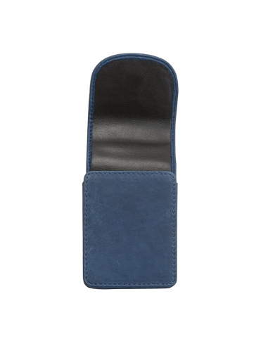 Tabacheră Zippo albastră din piele naturală 2005408