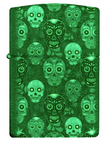 Brichetă Zippo 46017 Sugar Skull - Glow-in-the-Dark