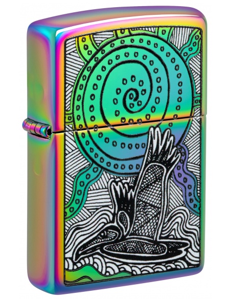 Brichetă Zippo 48964 John Gumbula Turtle and Tropical Bird