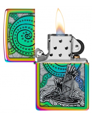 Brichetă Zippo 48964 John Gumbula Turtle and Tropical Bird
