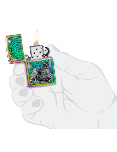 Brichetă Zippo 48964 John Gumbula Turtle and Tropical Bird