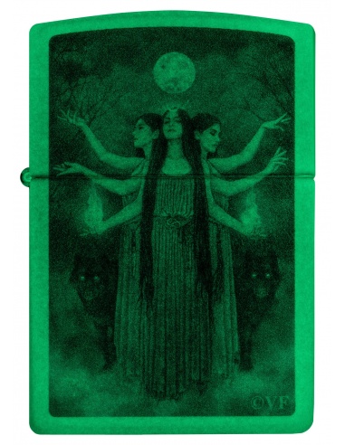 Brichetă Zippo 48950 Victoria Frances Hecate Goddess of Sorcery - Glow-in-the-Dark