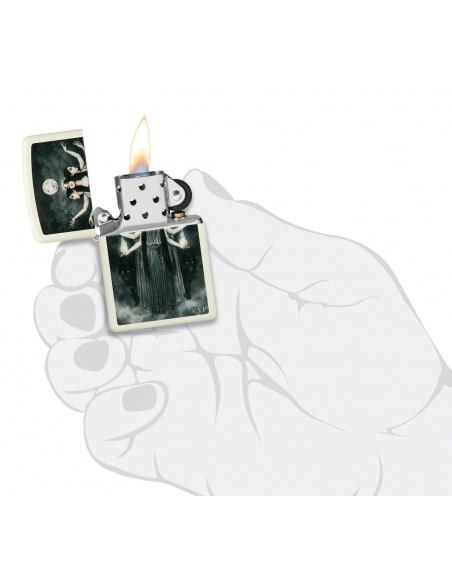 Brichetă Zippo 48950 Victoria Frances Hecate Goddess of Sorcery - Glow-in-the-Dark