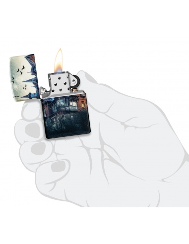 Brichetă Zippo 48922 Haunted House - Glow-in-the-Dark