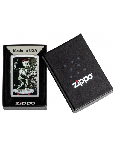 Brichetă Zippo 48911 Skateboarding Skeleton