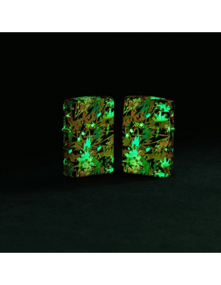Brichetă Zippo 46008 Retro Hypnotic - Glow-in-the-Dark