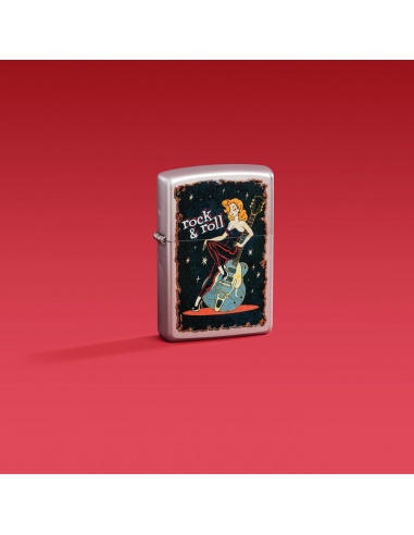Brichetă Zippo 48930 Cool Chick Pinup Rock n Roll