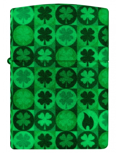 Brichetă Zippo 46015 4 Leaf Clover Glow-in-the-Dark