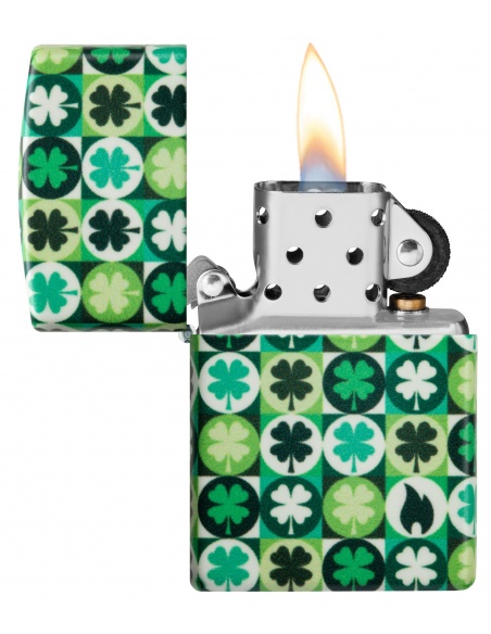 Brichetă Zippo 46015 4 Leaf Clover Glow-in-the-Dark