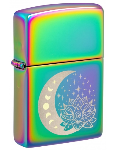 Brichetă Zippo 48910 Spiritual Moon Stars and Lotus Flower