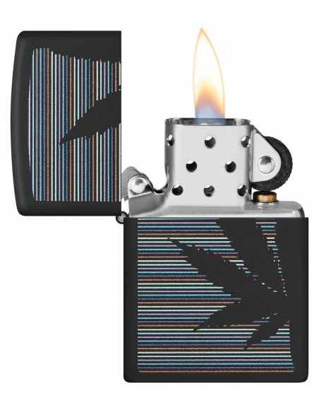 Brichetă Zippo 48927 Cannabis Leaf over Pinstripes