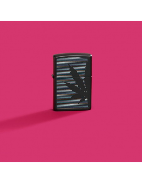 Brichetă Zippo 48927 Cannabis Leaf over Pinstripes