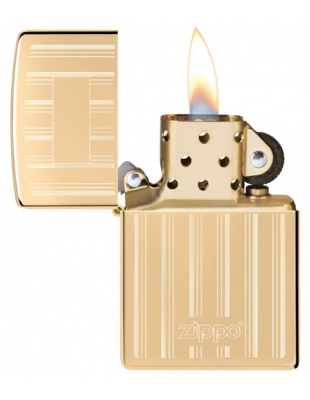 Brichetă Zippo 46011 Pinstripes and Logo