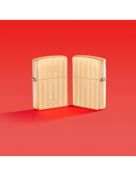 Brichetă Zippo 46011 Pinstripes and Logo