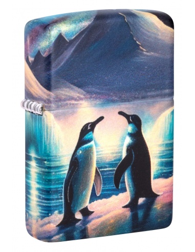 Brichetă Zippo 46014 Penguin Pair - Glow-in-the-Dark