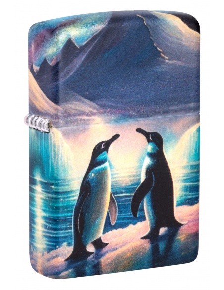 Brichetă Zippo 46014 Penguin Pair - Glow-in-the-Dark