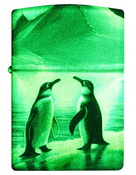 Brichetă Zippo 46014 Penguin Pair - Glow-in-the-Dark
