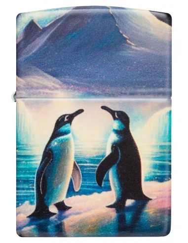 Brichetă Zippo 46014 Penguin Pair - Glow-in-the-Dark
