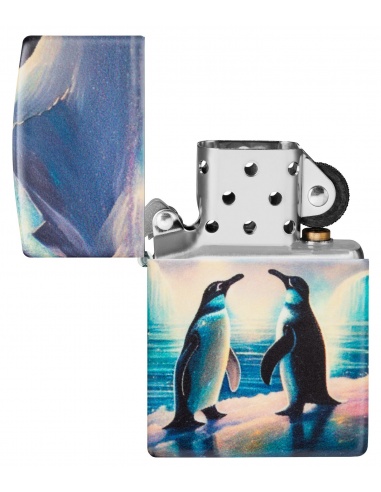 Brichetă Zippo 46014 Penguin Pair - Glow-in-the-Dark