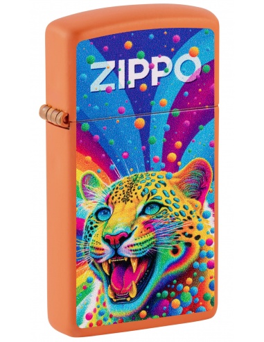 Brichetă Zippo 46018 Pop-art Leopard Slim
