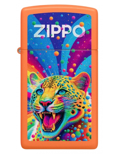 Brichetă Zippo 46018 Pop-art Leopard Slim