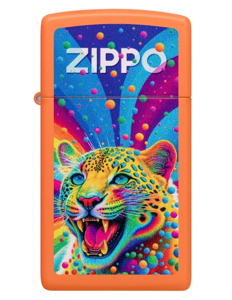 Brichetă Zippo 46018 Pop-art Leopard Slim