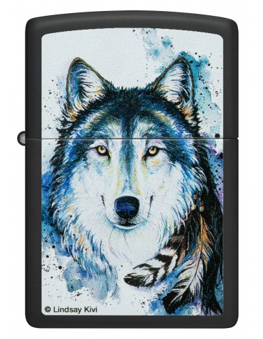 Brichetă Zippo 48936 Lindsay Kivi Wolf
