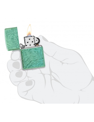 Brichetă Zippo 48917 Topographical Map Armor