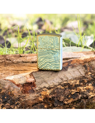 Brichetă Zippo 48917 Topographical Map Armor